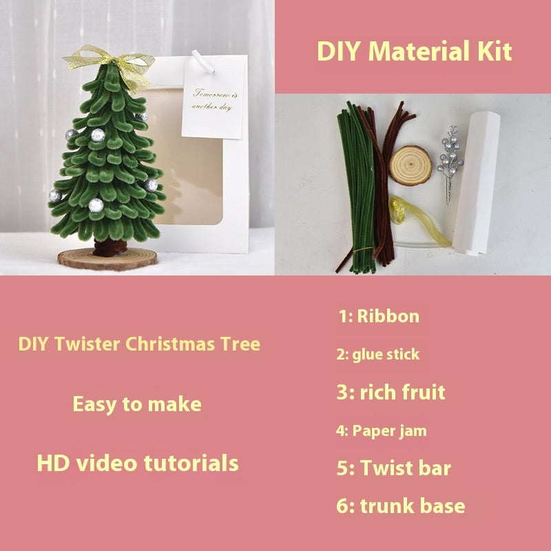 Mini Christmas Tree Diy Material Package