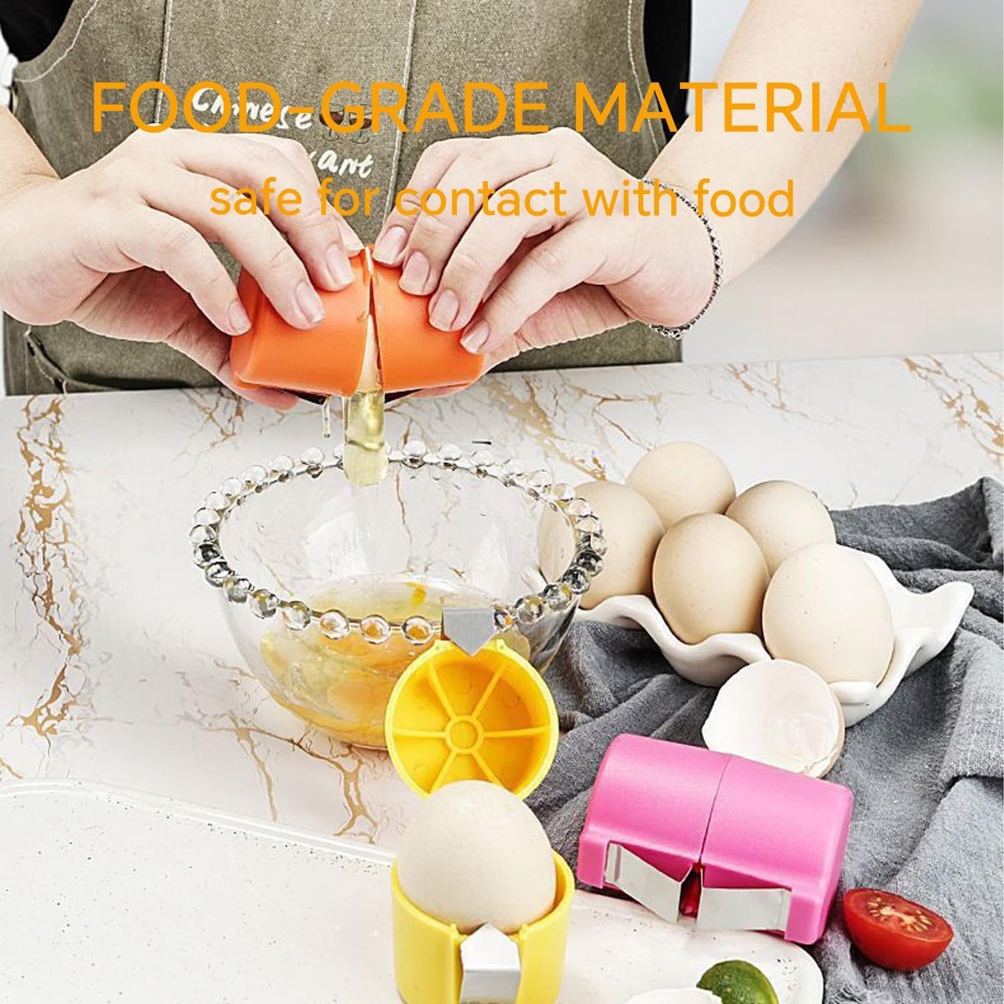 Egg Shell Opener For Hard Boiled Eggs Egg Peeler Tool Handheld Egg Topper Cutter Tool Easy Egg Cracker Tool Egg Slicer For Raw And Hard Boiled Eggs Kitchen Gadgets For Cooking And Baking