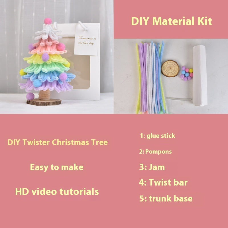 Mini Christmas Tree Diy Material Package